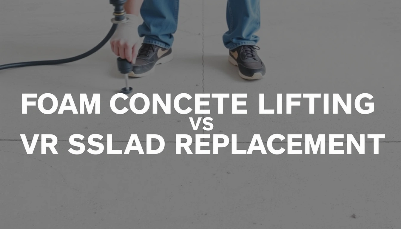 foam concrete lifting vs slab replacement foam concrete lifting vs slab replacement