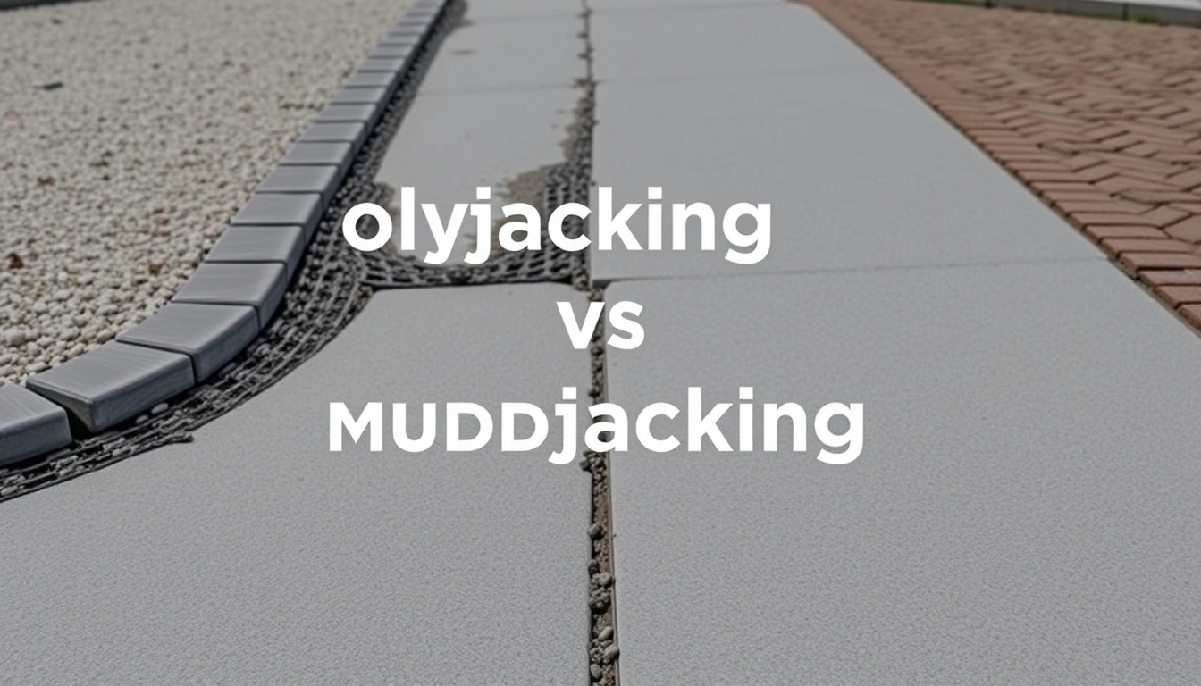 polyjacking vs mudjacking for driveways polyjacking vs mudjacking for driveways